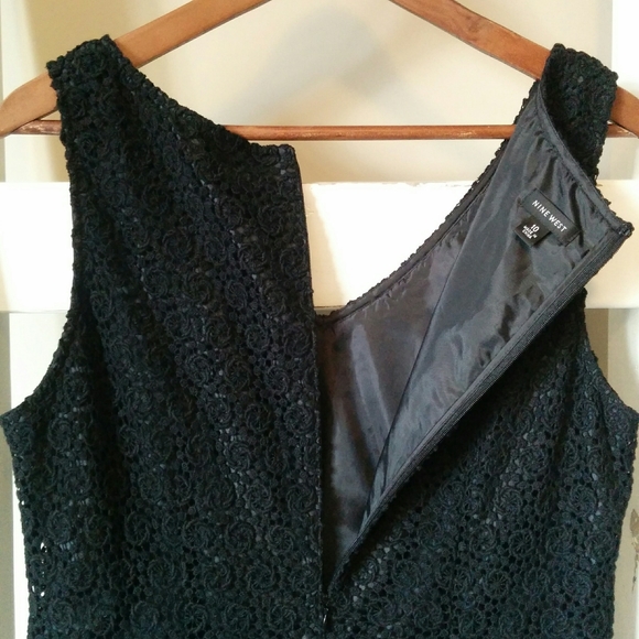 Nine West Black Dress, Size 10 - Picture 7 of 10